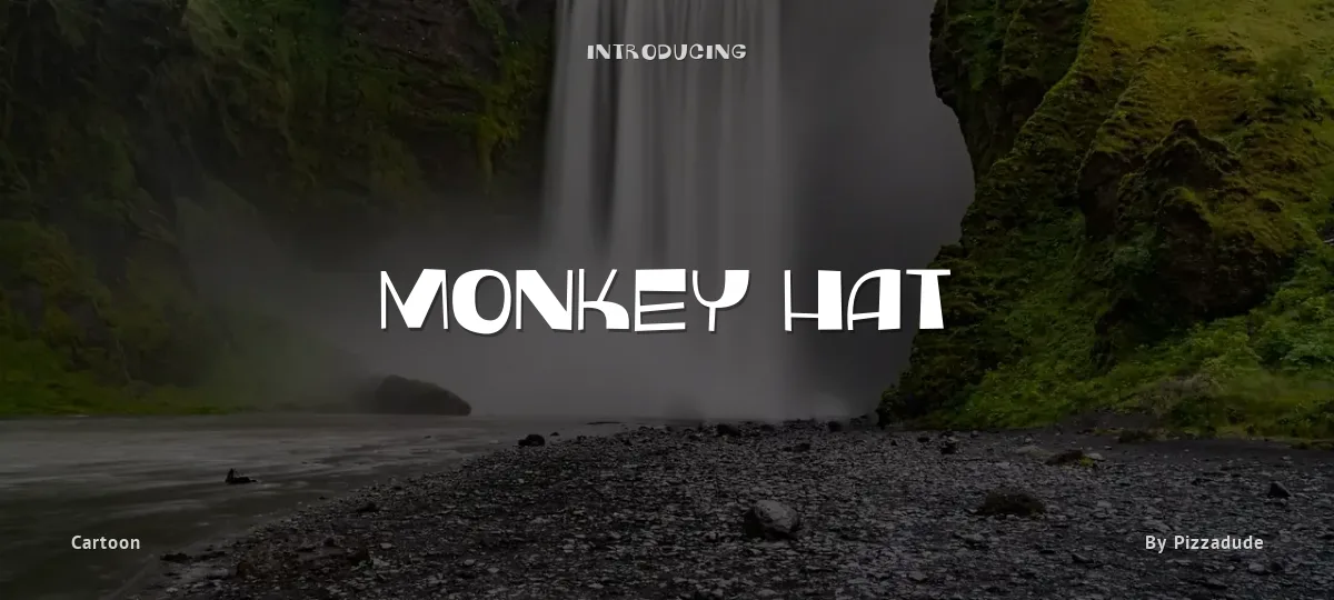 Monkey Hat font preview