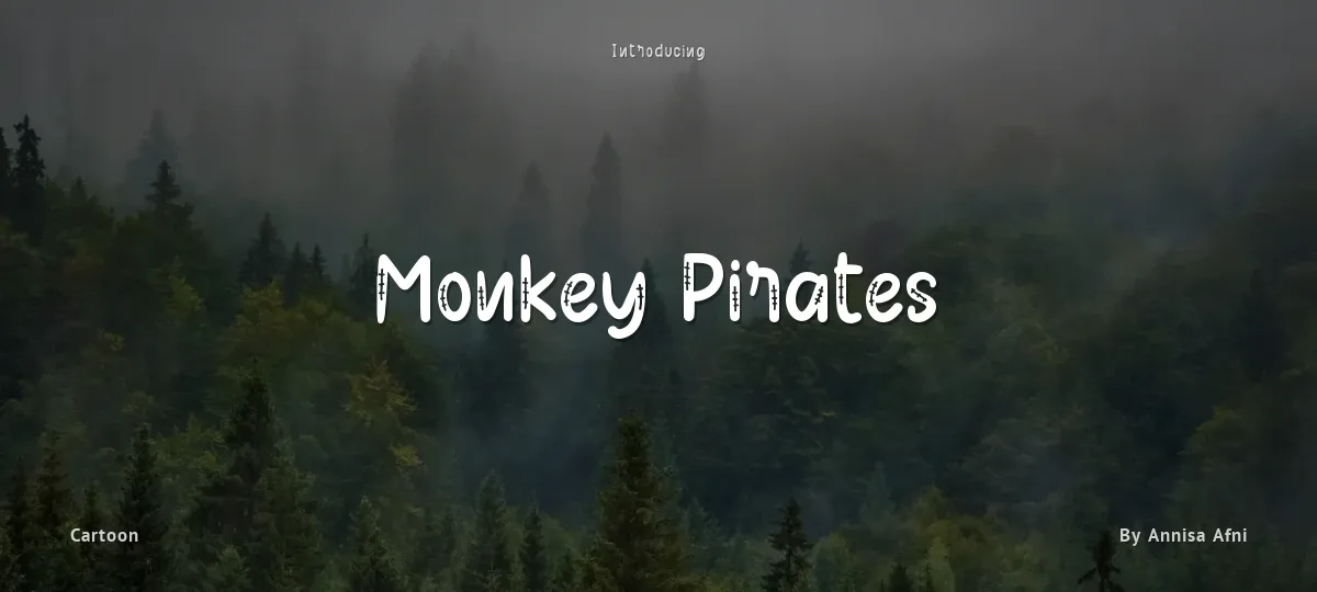 Monkey Pirates font preview