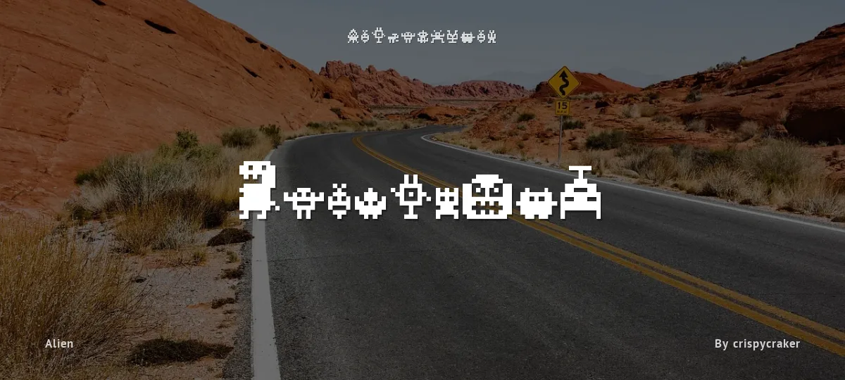 MonstaPix font preview