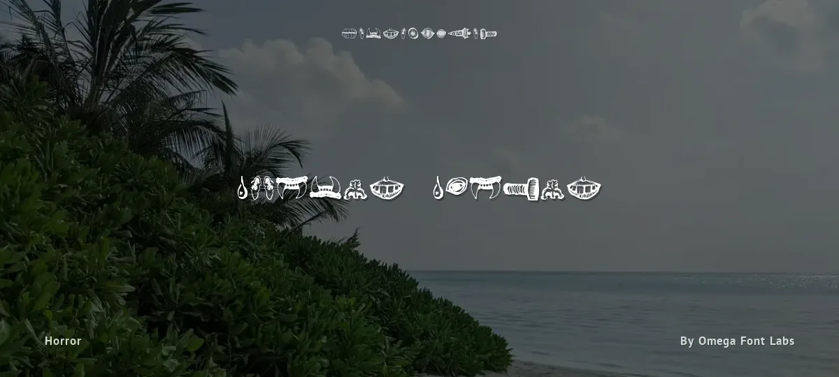 Monster Masher font preview