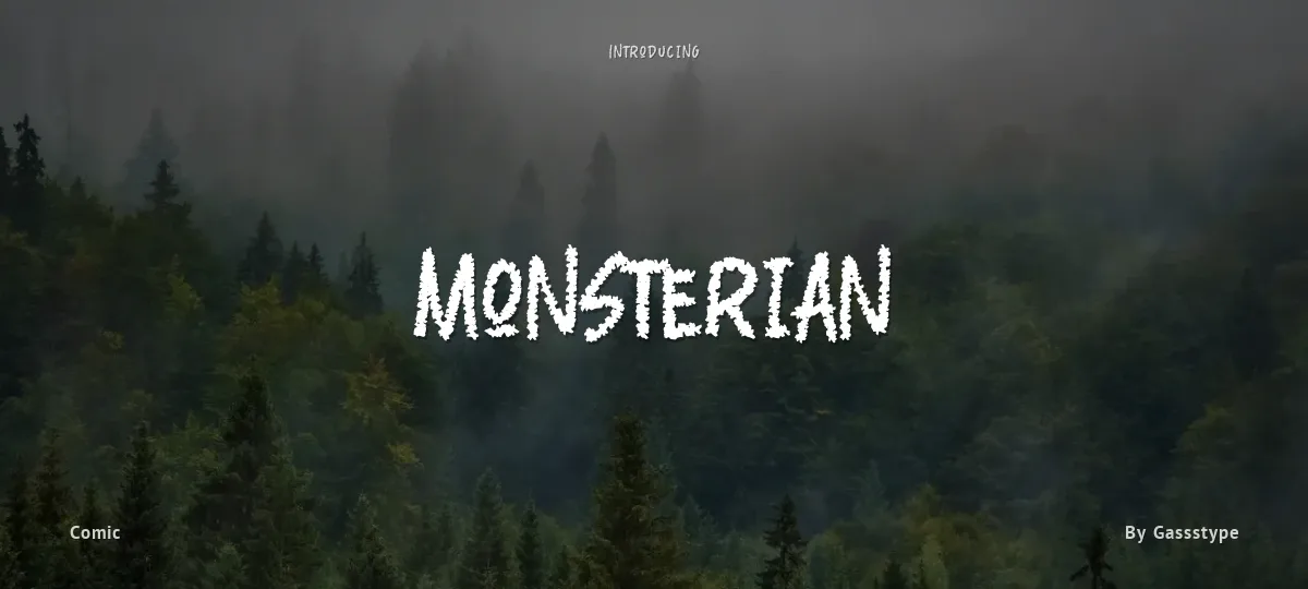 Monsterian font preview