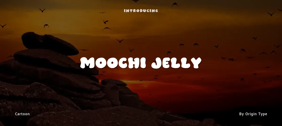 Moochi Jelly font preview