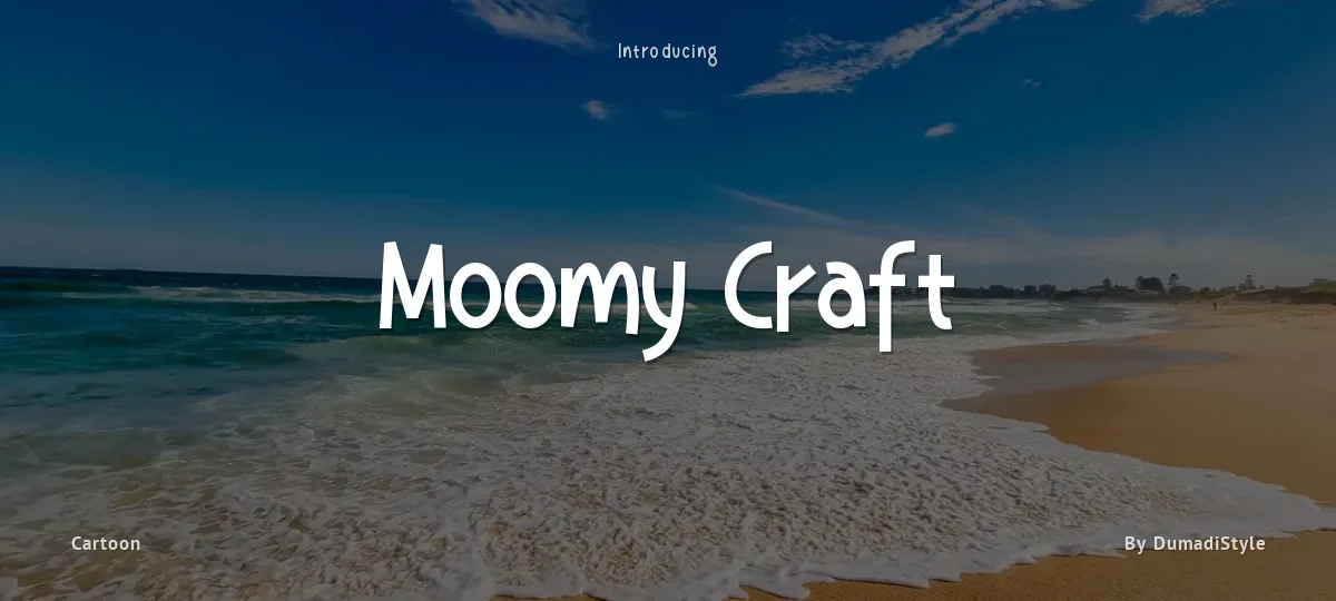 Moomy Craft font preview
