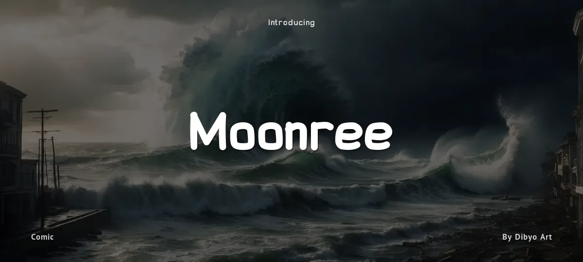 Moonree font preview