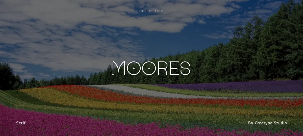 Moores font preview