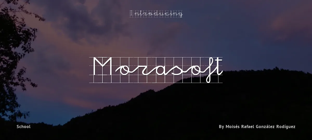 Morasoft font preview