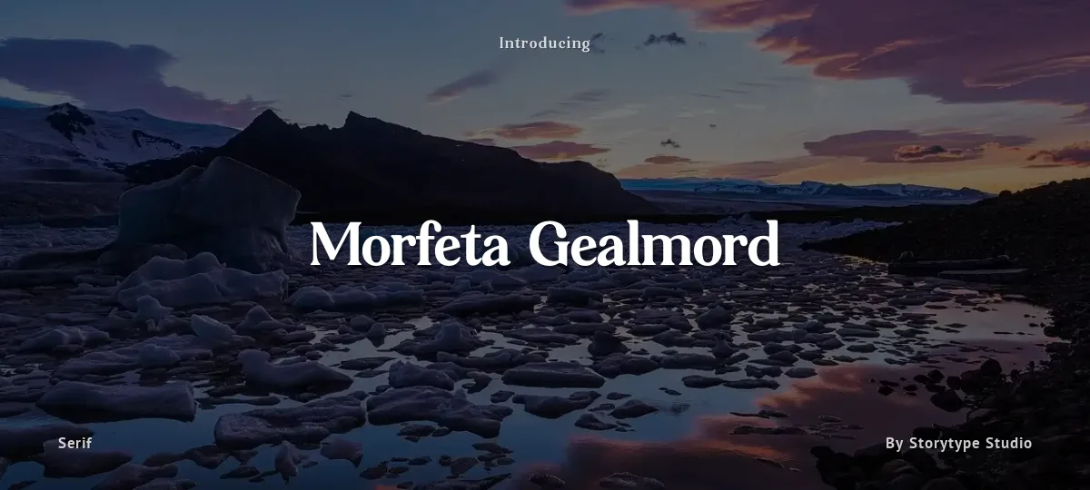 Morfeta Gealmord font preview
