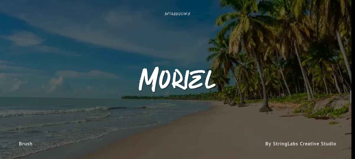 Moriel font preview
