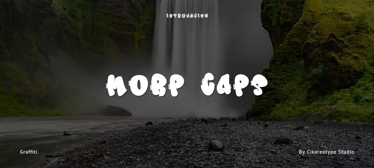 Morp Caps font preview