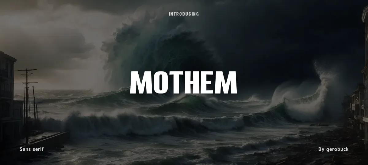 Mothem font preview