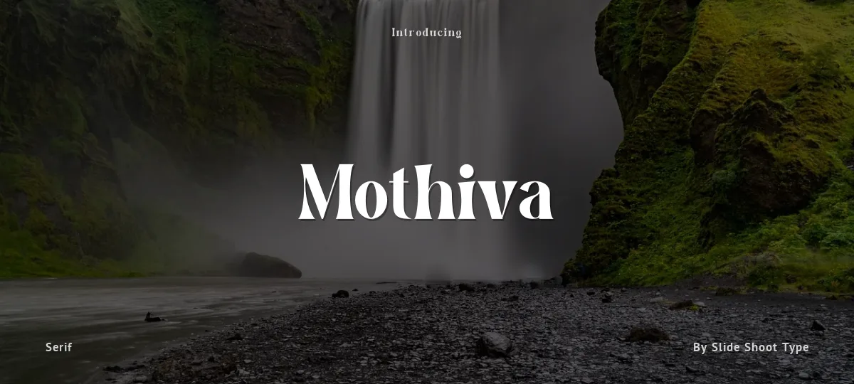 Mothiva font preview