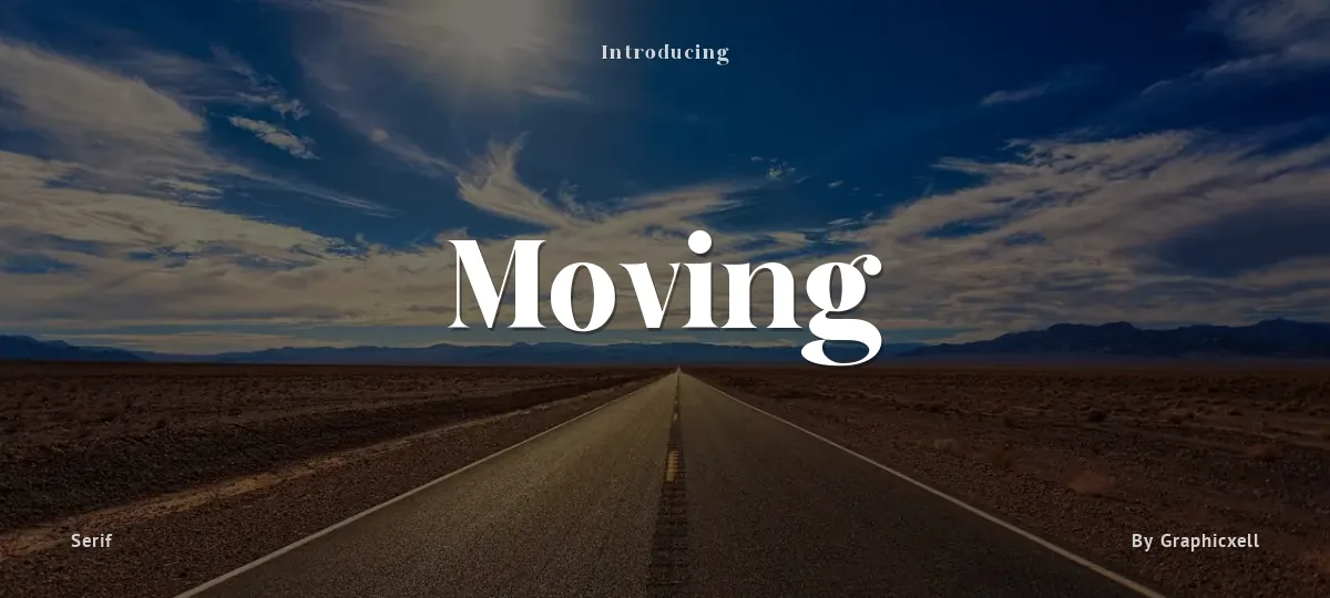 Moving font preview
