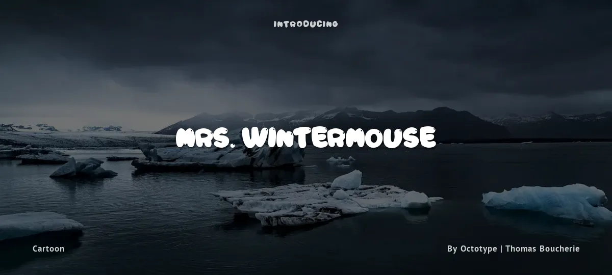Mrs. Wintermouse font preview