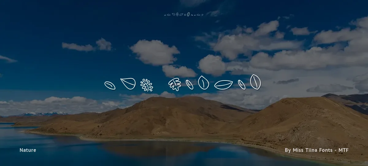 MTF Leaves font preview