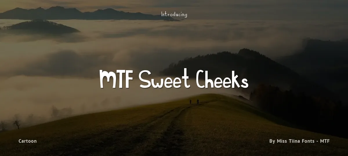 MTF Sweet Cheeks font preview