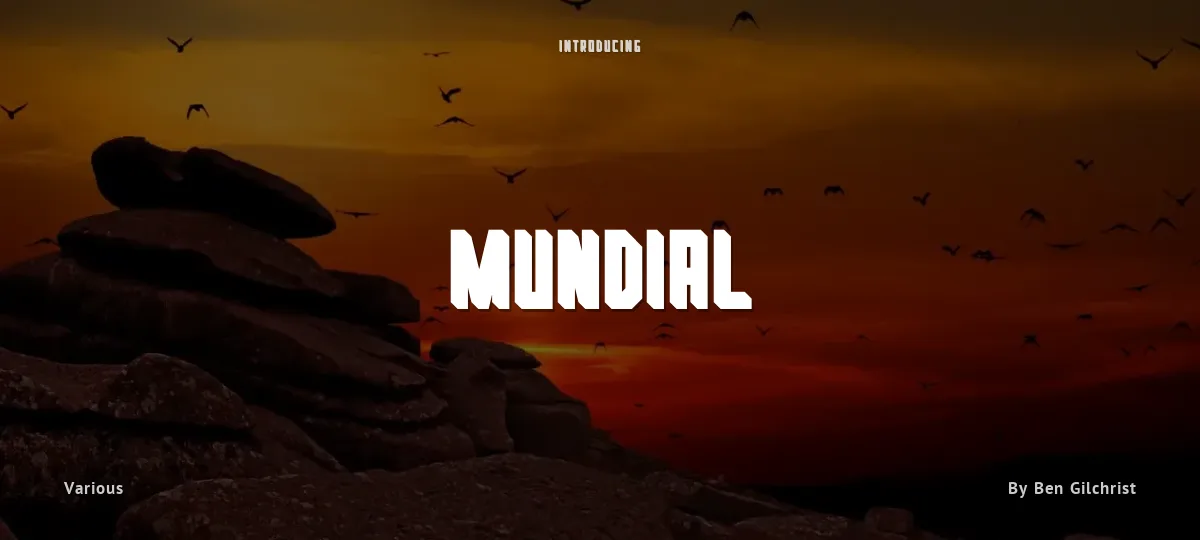 Mundial font preview