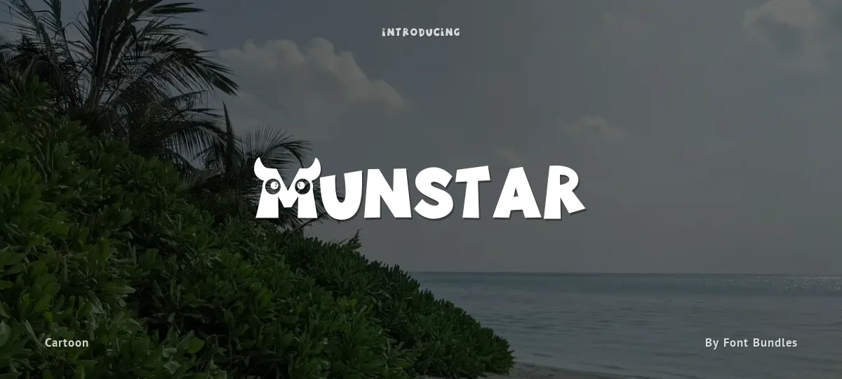Munstar font preview
