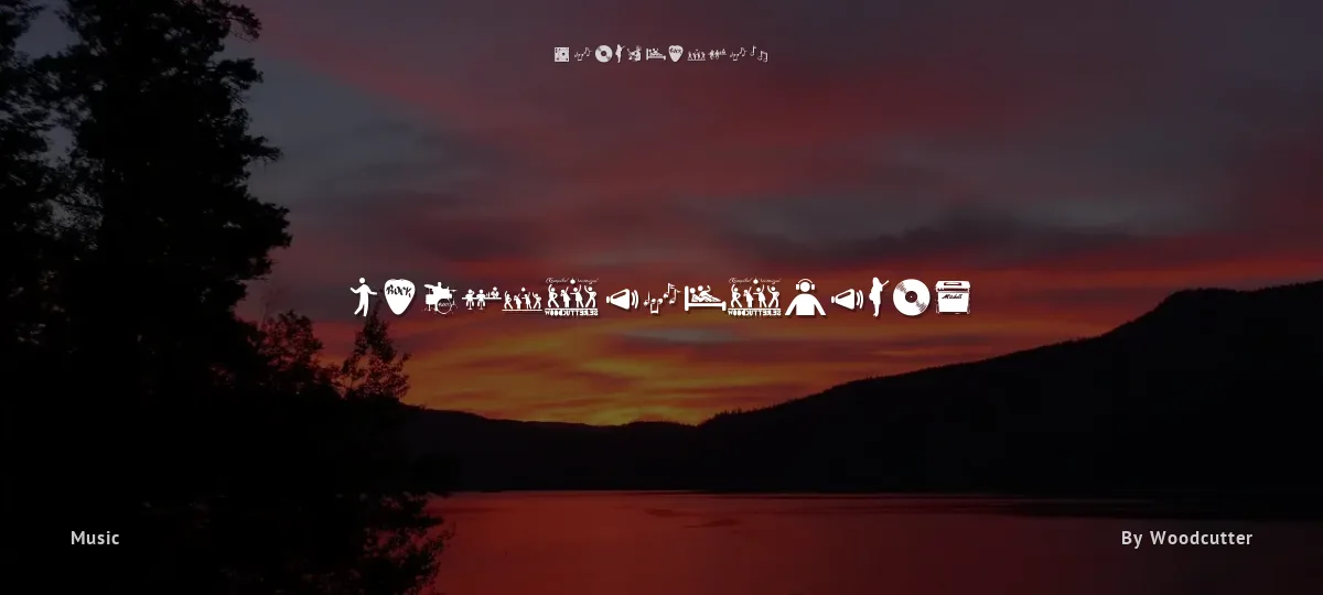 Music and Party font preview