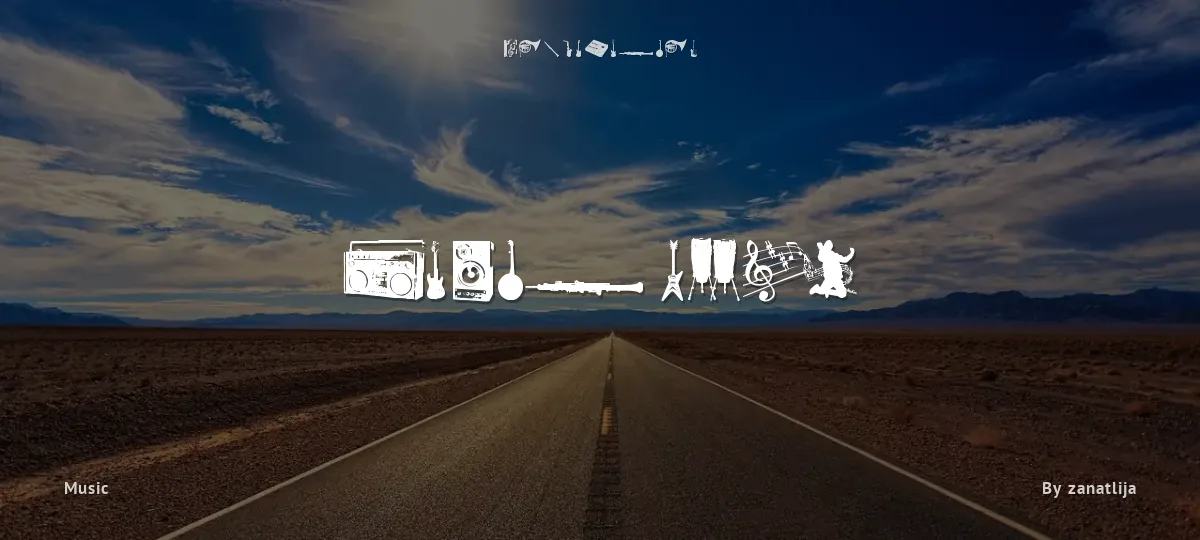 Music TFB font preview