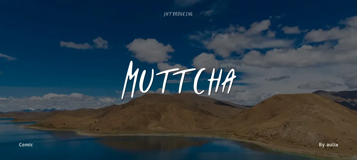Muttcha font preview