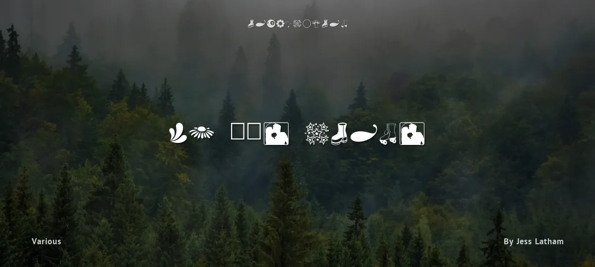 My 70s Dings font preview