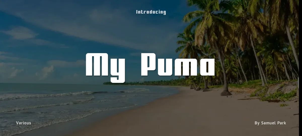 My Puma font preview