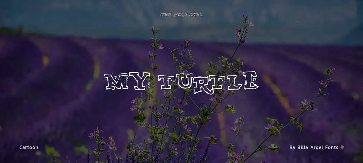 My Turtle font preview