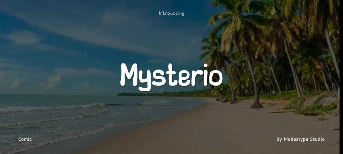 Mysterio font preview