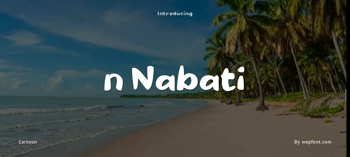 n Nabati font preview