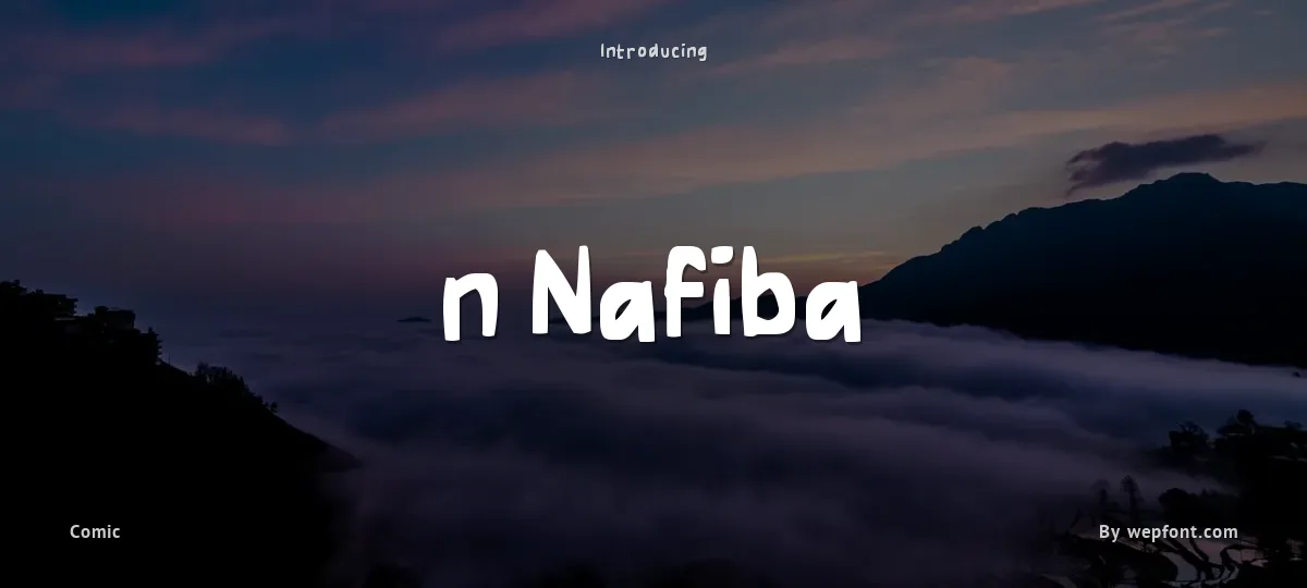 n Nafiba font preview