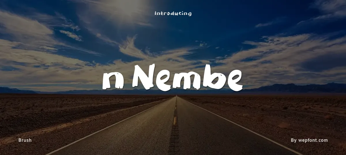 n Nembe font preview