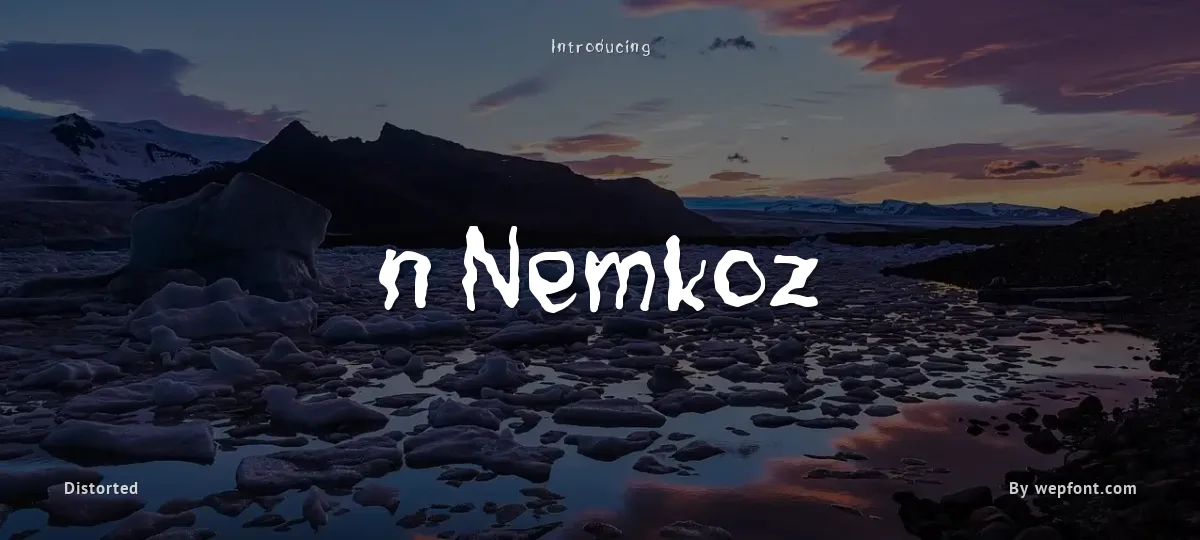 n Nemkoz font preview