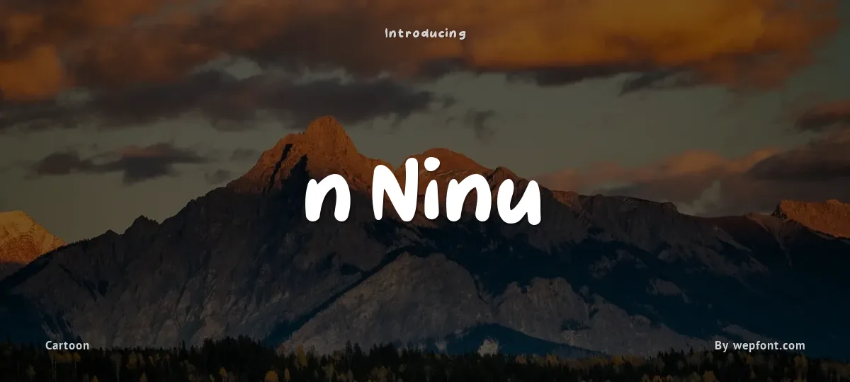 n Ninu font preview
