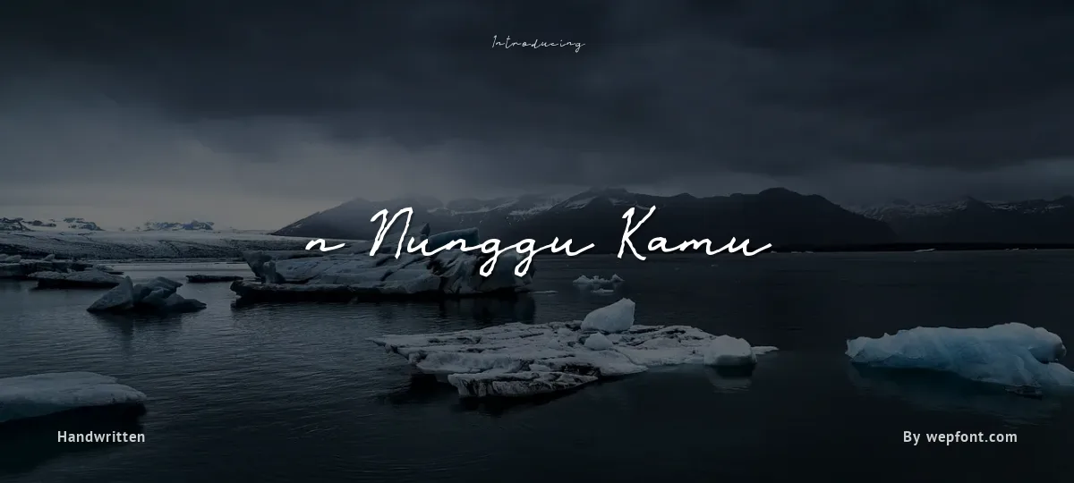 n Nunggu Kamu font preview