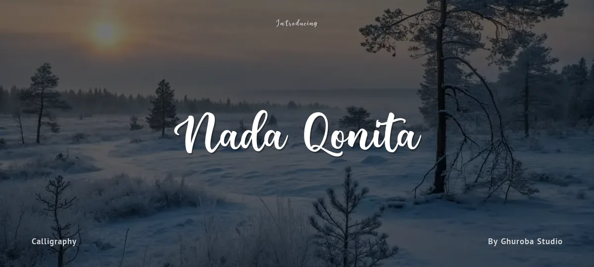 Nada Qonita font preview
