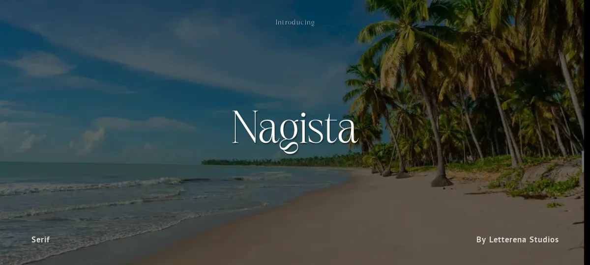 Nagista font preview