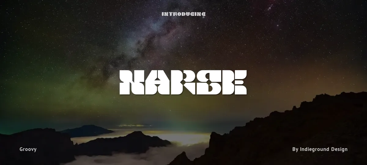 Narse font preview