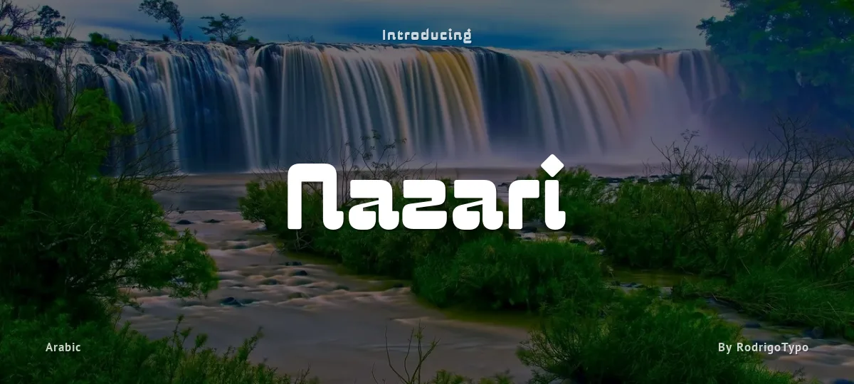 Nazari font preview