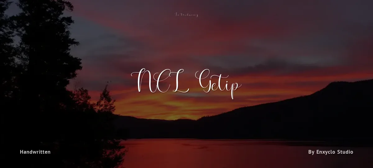 NCL Getip font preview