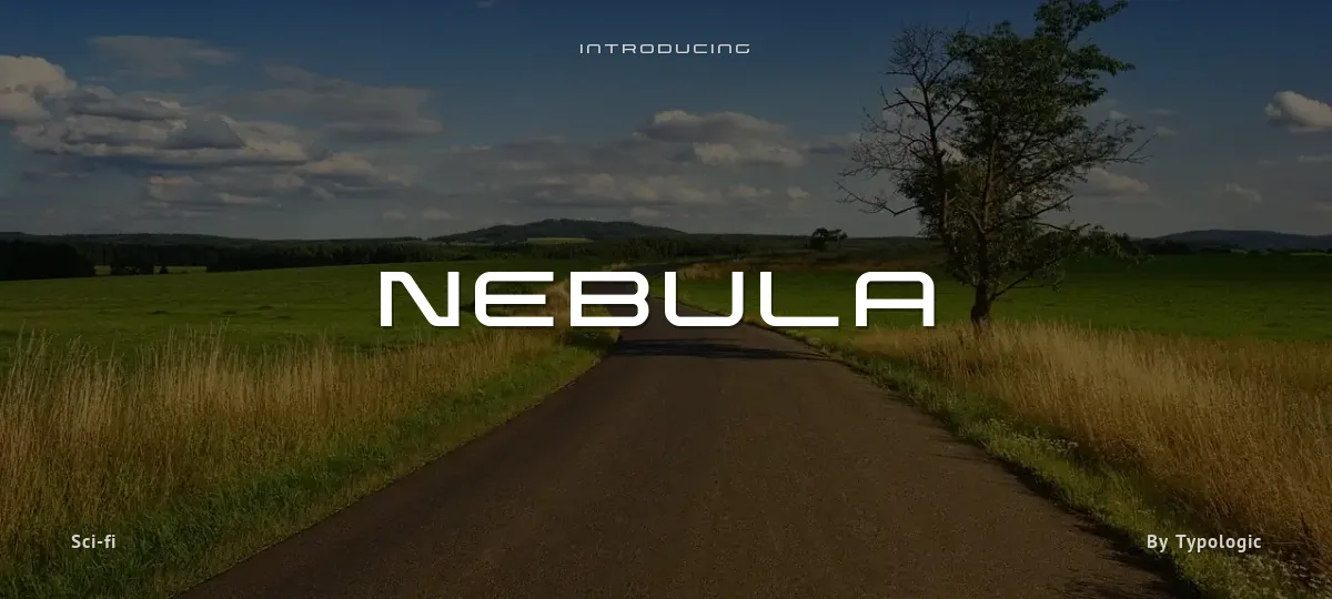 Nebula font preview