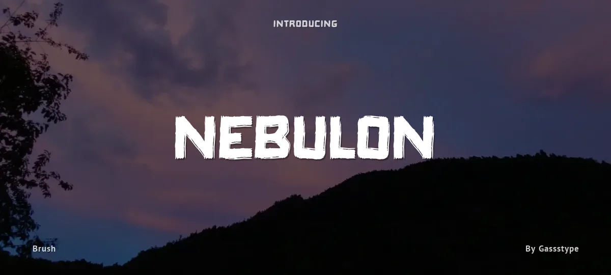 Nebulon font preview