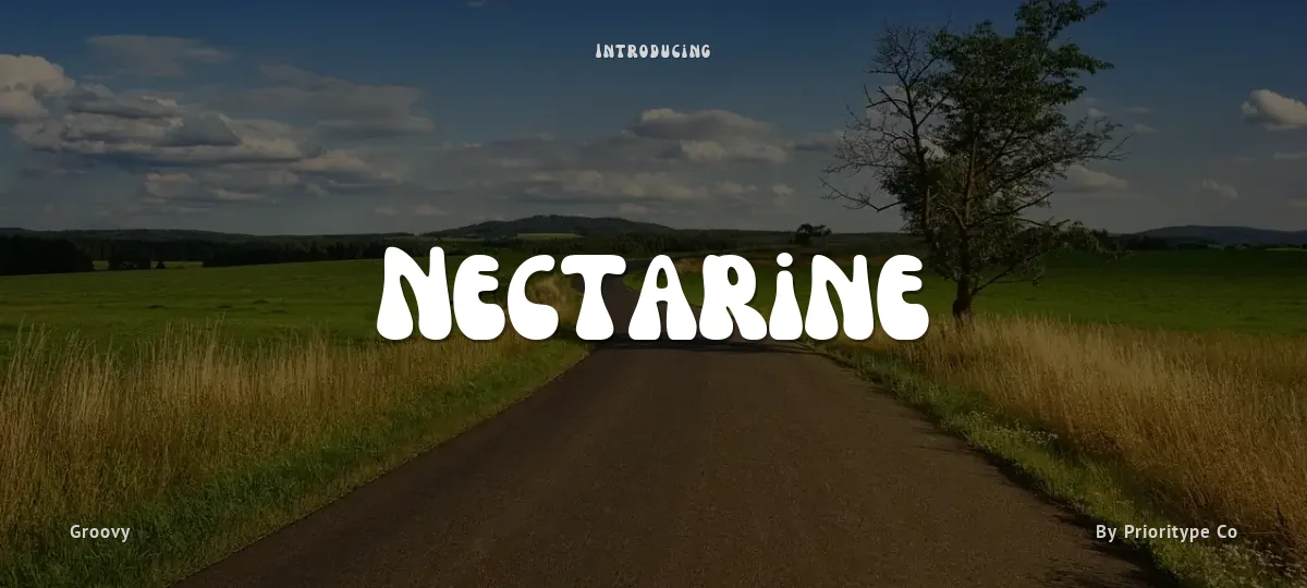 Nectarine font preview