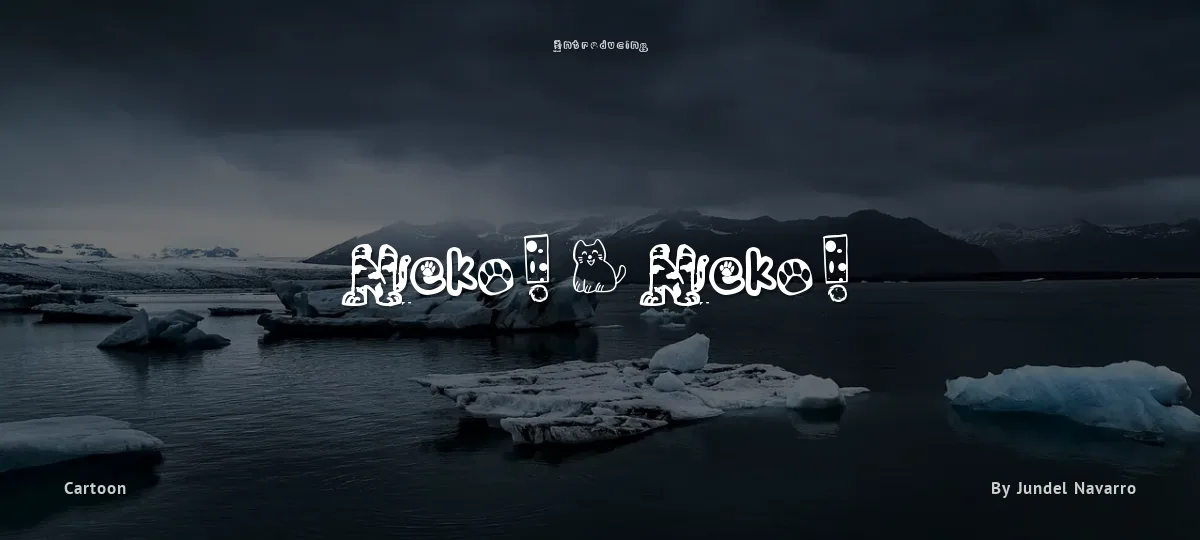 Neko! Neko! font preview