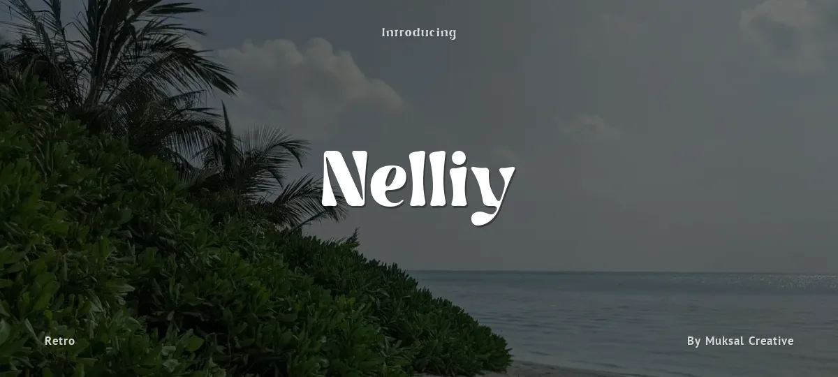 Nelliy font preview