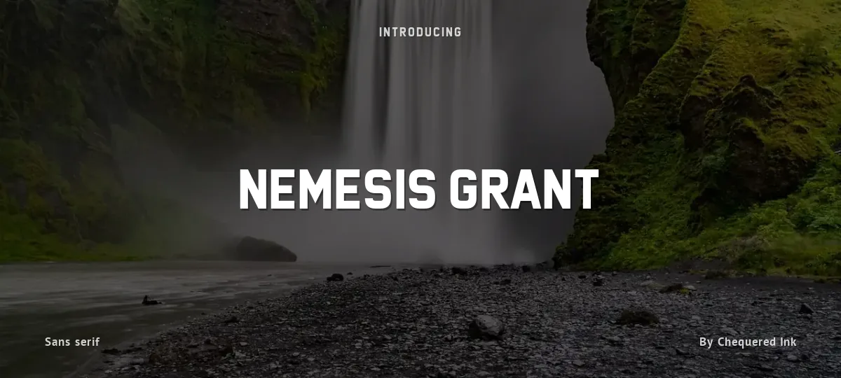 Nemesis Grant font preview