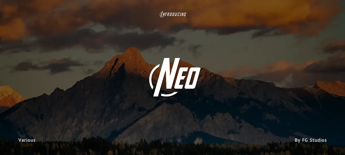 Neo font preview