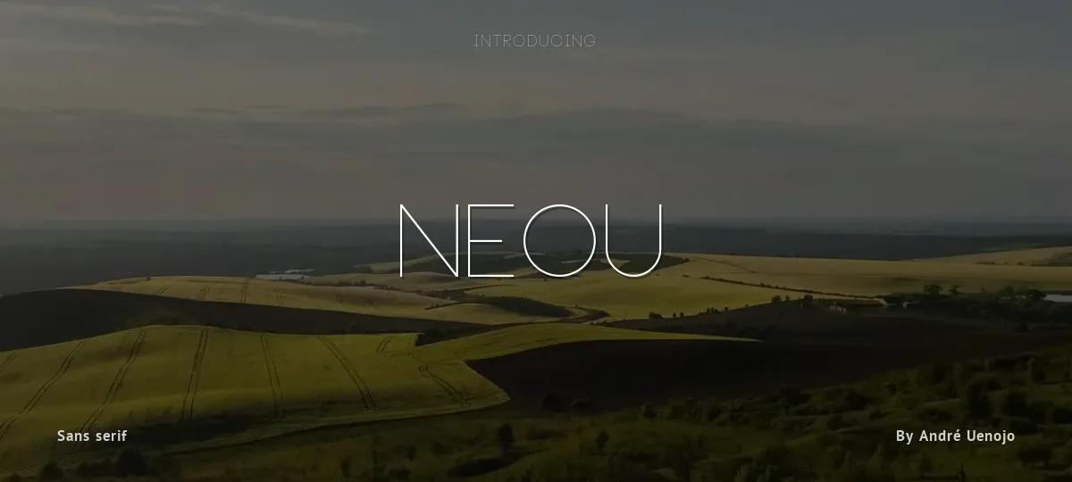 Neou font preview