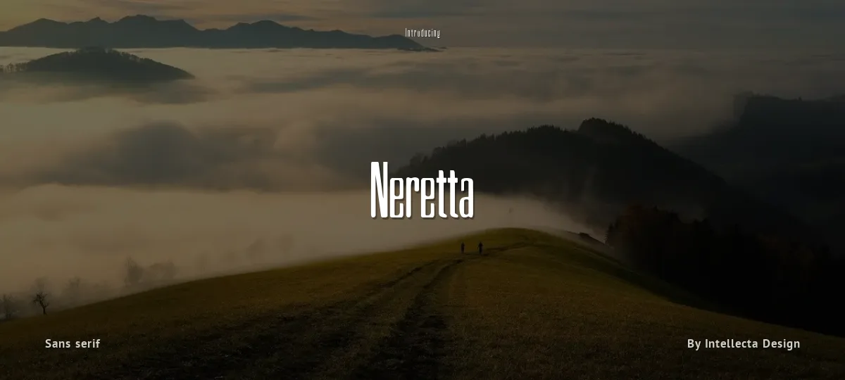 Neretta font preview