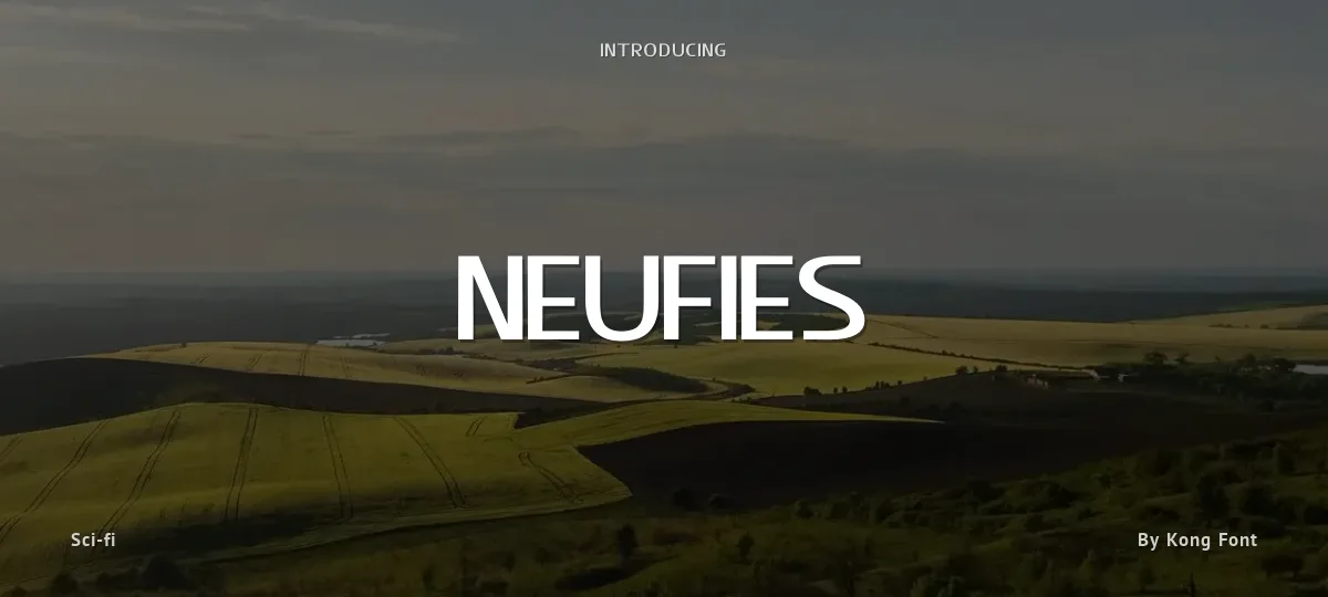 Neufies font preview