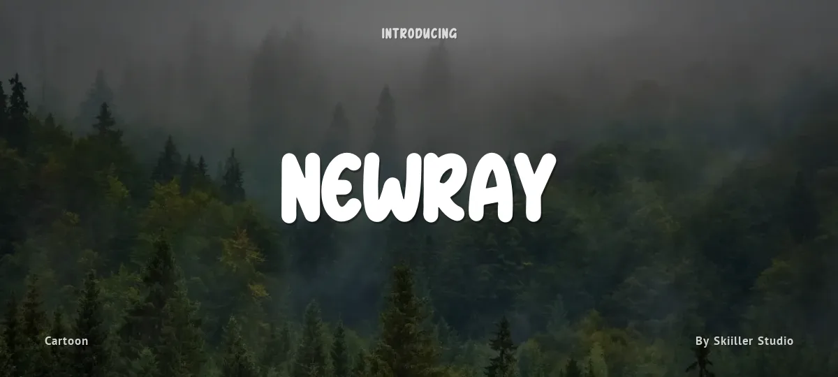 Newray font preview